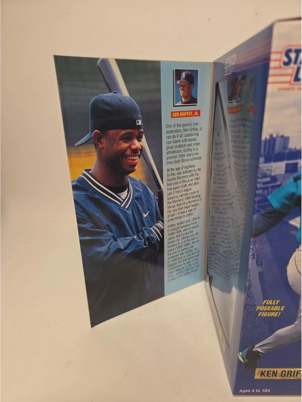 1997 MLB Starting Lineup Ken Griffey Jr Seattle Mariners 12 Inch Poseable Figure